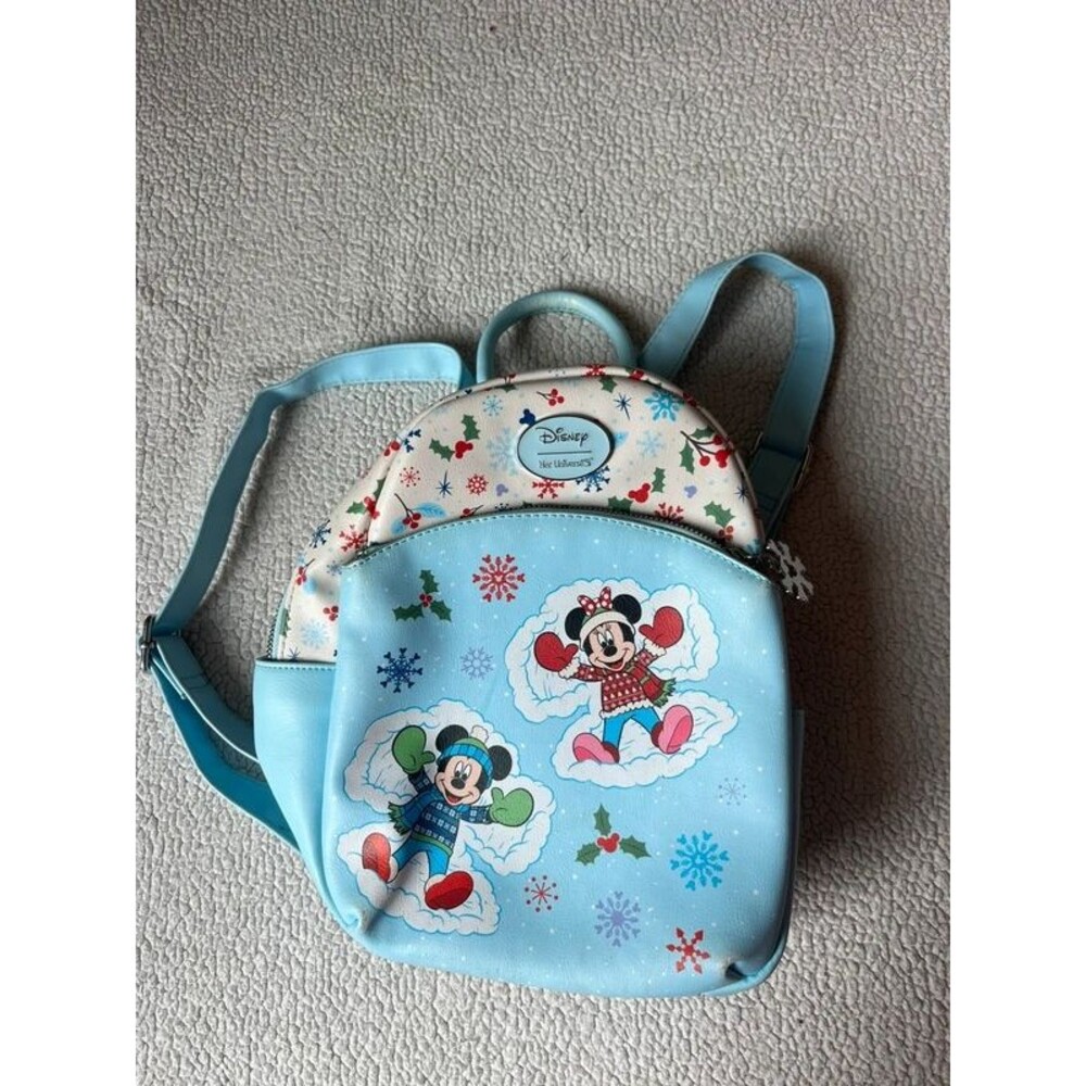 Her Universe Disney Mickey & Minnie Winter Snow Angels Backpack